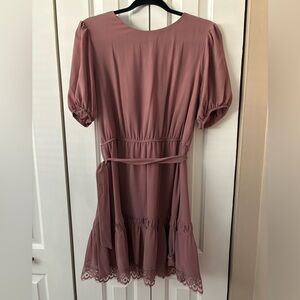 Speechless blush mini dress. size L